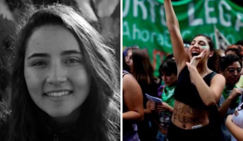 jovem de 23 anos que apoiava o pró-aborto legal morreu após abortar.