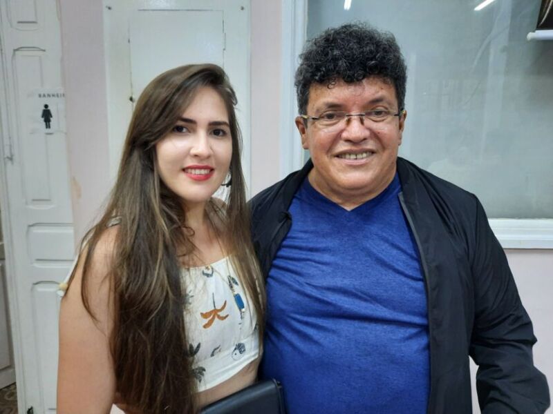 Edir Veiga e Jamille Moreira