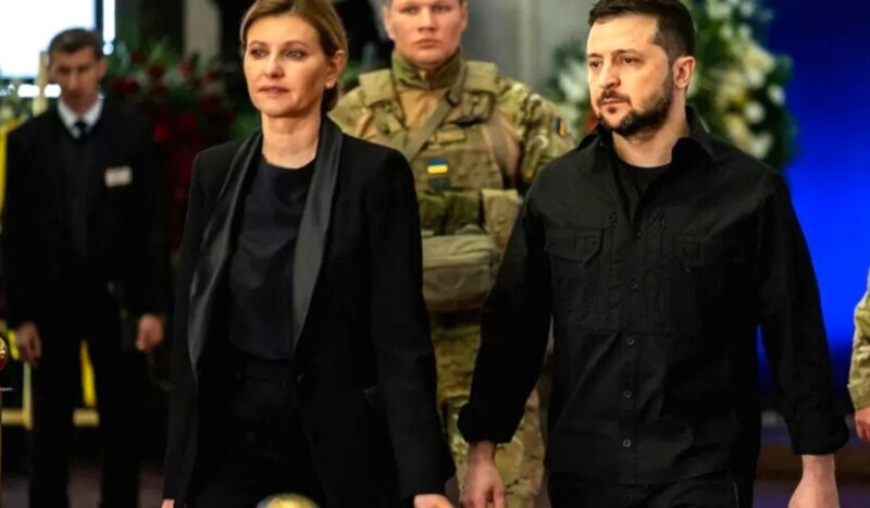 "Ninguém tira meu marido de mim, nem mesmo a guerra", disse Zelenska esposa de Zelensky