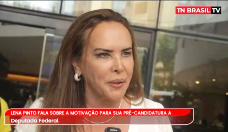 Pré-candidata à federal Lena Pinto "Eu sempre estive ao lado do meu marido trabalhando"