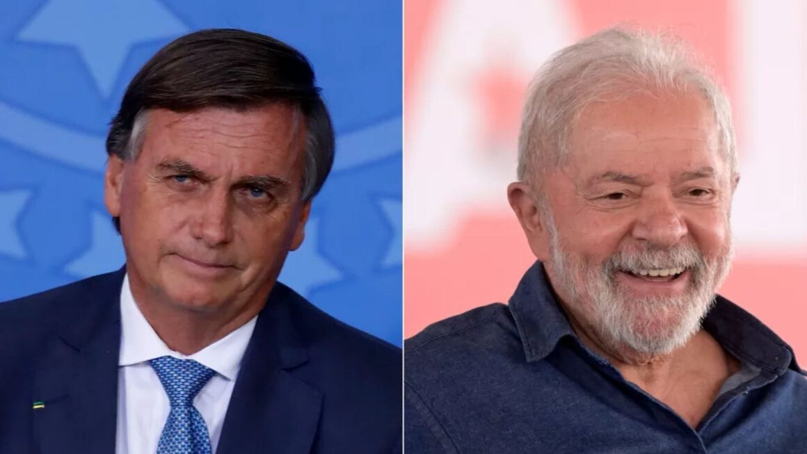 Ipespe: Lula tem 45% das intenções de voto e o presidente Bolsonaro 34%
