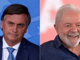 Ipespe: Lula tem 45% das intenções de voto e o presidente Bolsonaro 34%