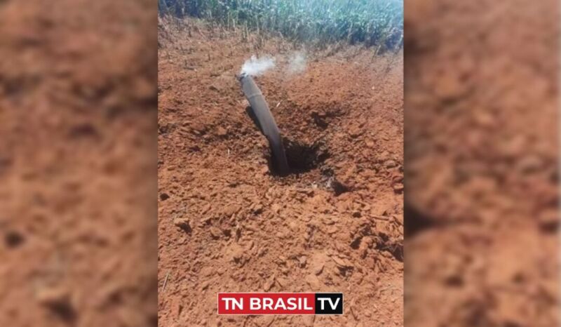 Vídeo: Deputado diz que míssil do Exército Brasileiro caiu em plantação de soja