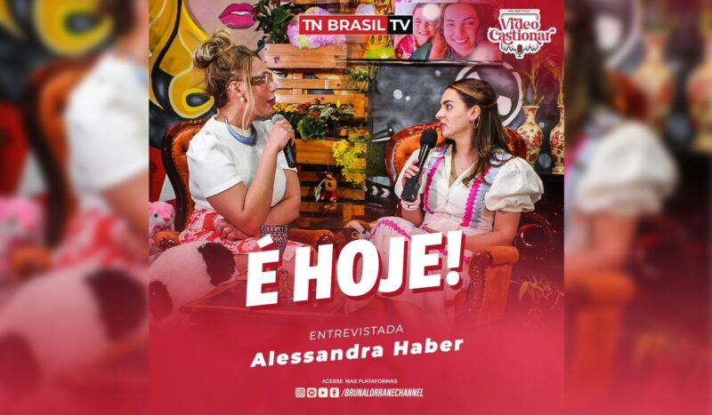 Alessandra Haber é a entrevistada de Bruna Lorrane no "Vídeo Castionar" desta segunda-feira (16).