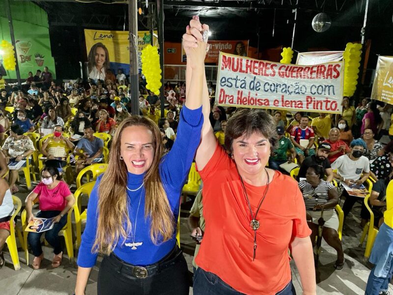 Encontro no Jurunas marca lançamento da pré-candidatura de Heloísa Guimarães e Lena Pinto, ambas do PSDB