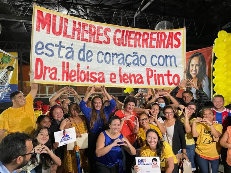 Encontro no Jurunas marca lançamento da pré-candidatura de Heloísa Guimarães e Lena Pinto, ambas do PSDB