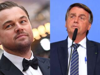 "É bom o Dicaprio ficar de boca fechada em vez de falar besteira", diz Bolsonaro