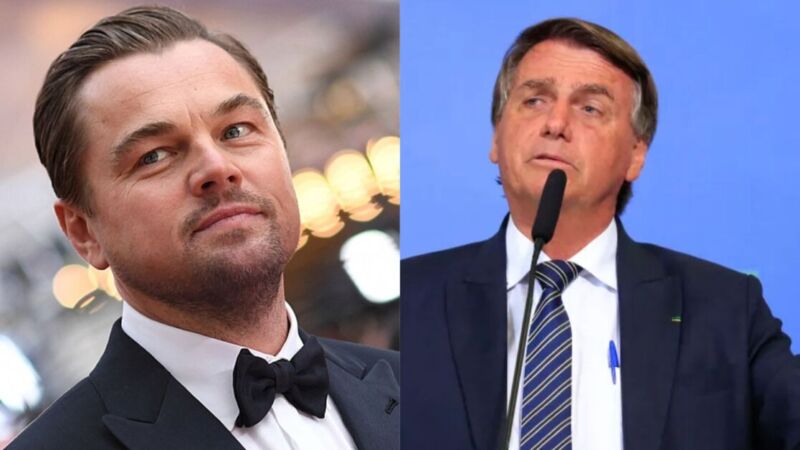 "É bom o Dicaprio ficar de boca fechada em vez de falar besteira", diz Bolsonaro