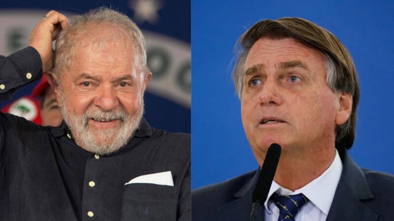 BTG/FSB: Lula sobe 4 pontos e vai a 46% das intenções de voto e Bolsonaro aparece com 32%