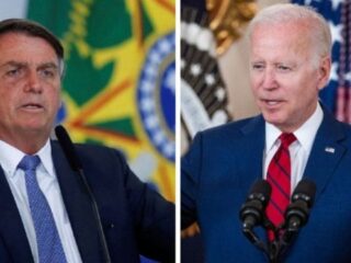 Bolsonaro desembarca em Los Angeles para encontro com Biden