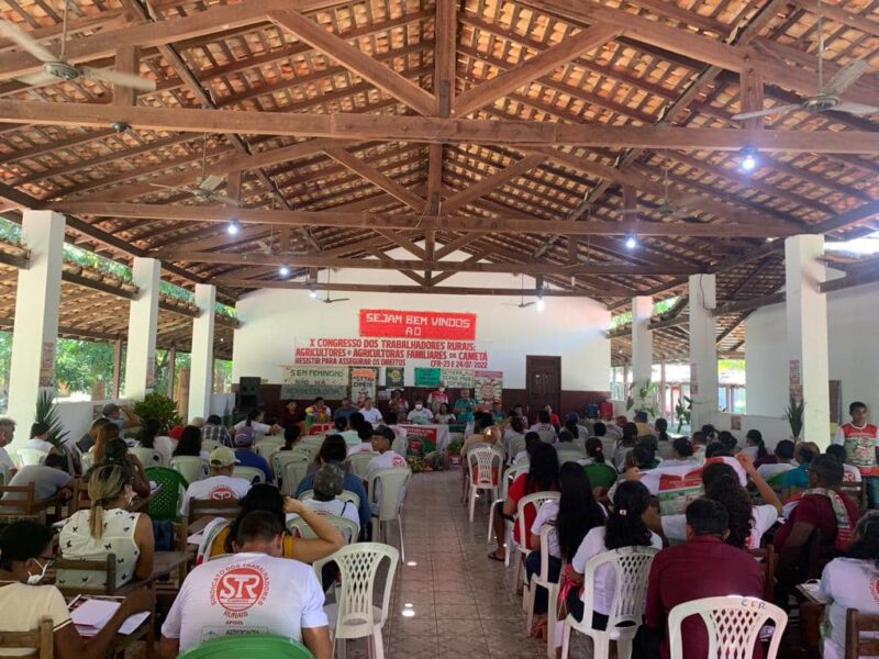 Deputado Federal Airton Faleiro, do PT, debate a conjuntura política do Pará e do Brasil, em Cametá