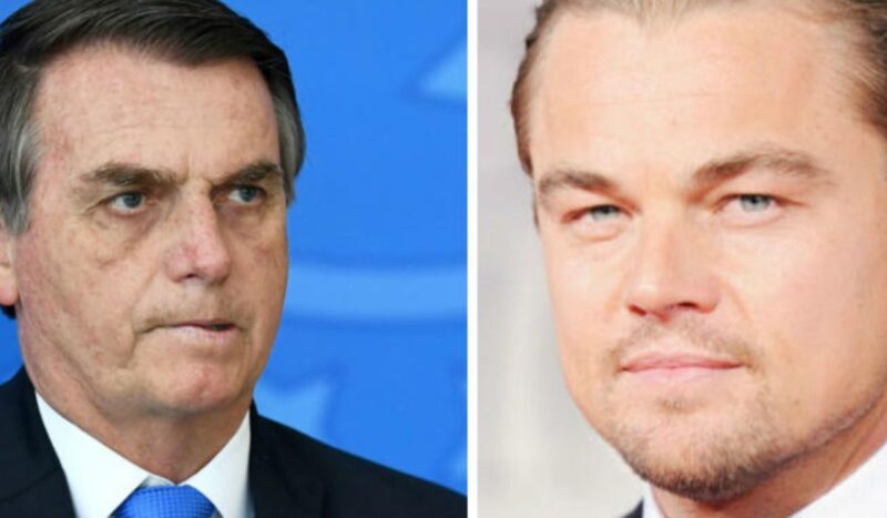 Bolsonaro volta a ter intrigas com DiCaprio: ‘Você de novo, Leo?’