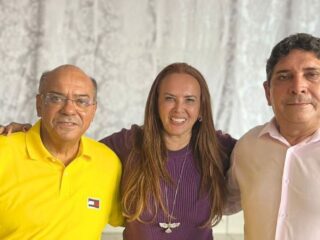 Lena e Nilson Pinto estiveram em Abaetetuba para lançar a pré-candidata à deputada federal