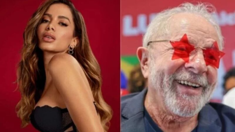 Anitta declara voto em Lula: 'Não sou petista e nunca fui. Mas este ano estou com Lula'