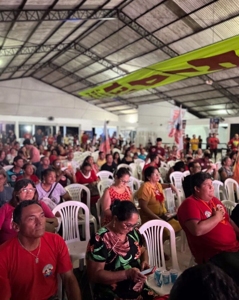 Evento da Largada do Time do Lula