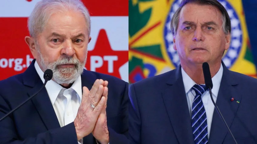 BTG/FSB: Lula tem 45% das intenções de voto e Bolsonaro 34%, diz pesquisa