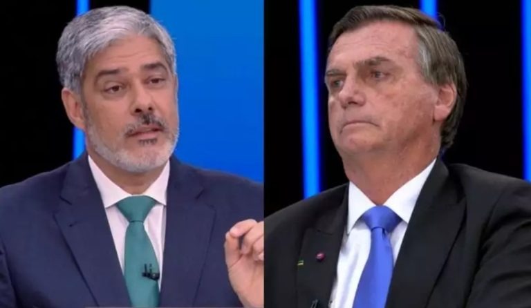 Bolsonaro chama sabatina no Jornal Nacional de “pronunciamento de Bonner”