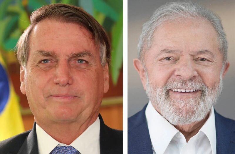 Pesquisa Brasmarket: Bolsonaro na frente da disputa presidencial com 41% dos votos, contra 32,9% de Lula