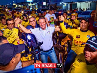 Márcio Miranda mostra força em lançamento de campanha para deputado federal "o campeão voltou!