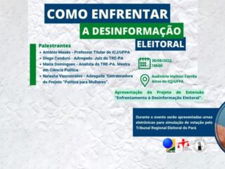 TRE do Pará participa de seminário sobre desinformação eleitoral