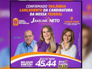 Jakeline Neto irá lançar sua candidatura a deputada federal nesta quinta, 1