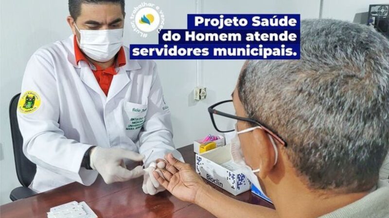 Prefeitura de Paragominas promoveu a realização do projeto Saúde do Homem aos servidores municipais