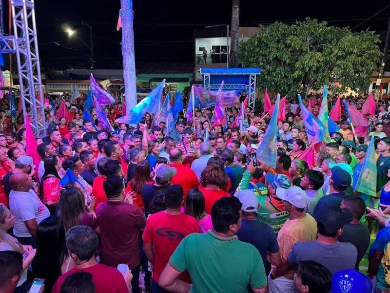 População de Vigia de Nazaré vai às ruas para declarar apoio a Renilce Nicodemos, candidata a deputada federal