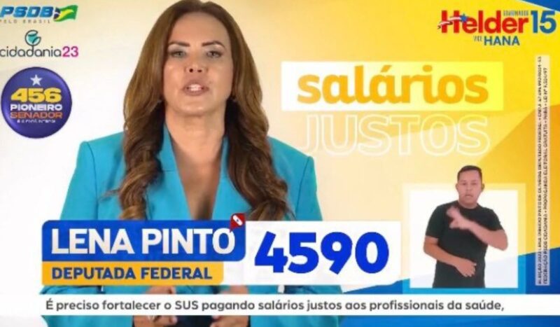 Lena Pinto: "É preciso fortalecer o SUS", afirma a candidata deputada federal em campanha eleitoral