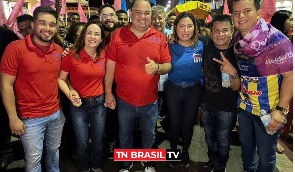 População de Vigia de Nazaré vai às ruas para declarar apoio a Renilce Nicodemos, candidata a deputada federal