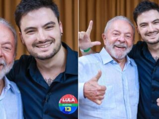 Felipe Neto encontra Lula: "É hora de vencer o ódio"