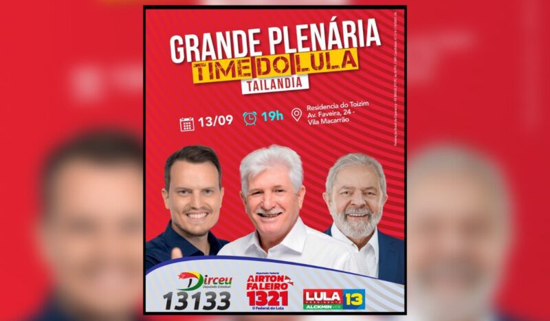 Dirceu Ten Caten e Airton Faleiro cumprem agenda política em Tailândia