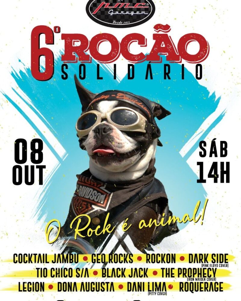 Vem aí, a 6ª edição do ROCÃO SOLIDÁRIO!