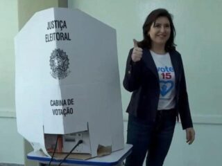 Tebet vota em MS e diz estar com ‘esperança de chegar ao 2º turno’ .