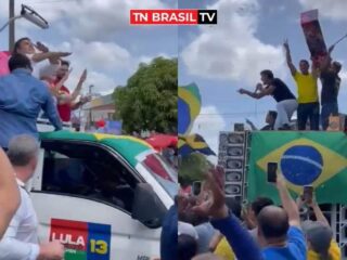 Helder Barbalho e Eder Mauro e o encontro épico nas ruas de Ananindeua "é sal"