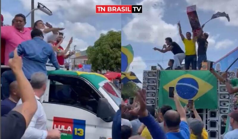 Helder Barbalho e Eder Mauro e o encontro épico nas ruas de Ananindeua "é sal"