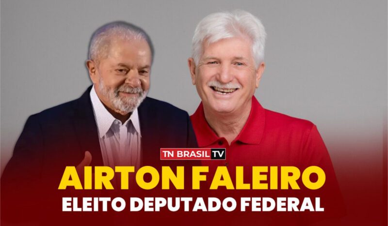 Airton Faleiro, do PT, "O Federal do Lula" venceu e se reelege para segundo mandato