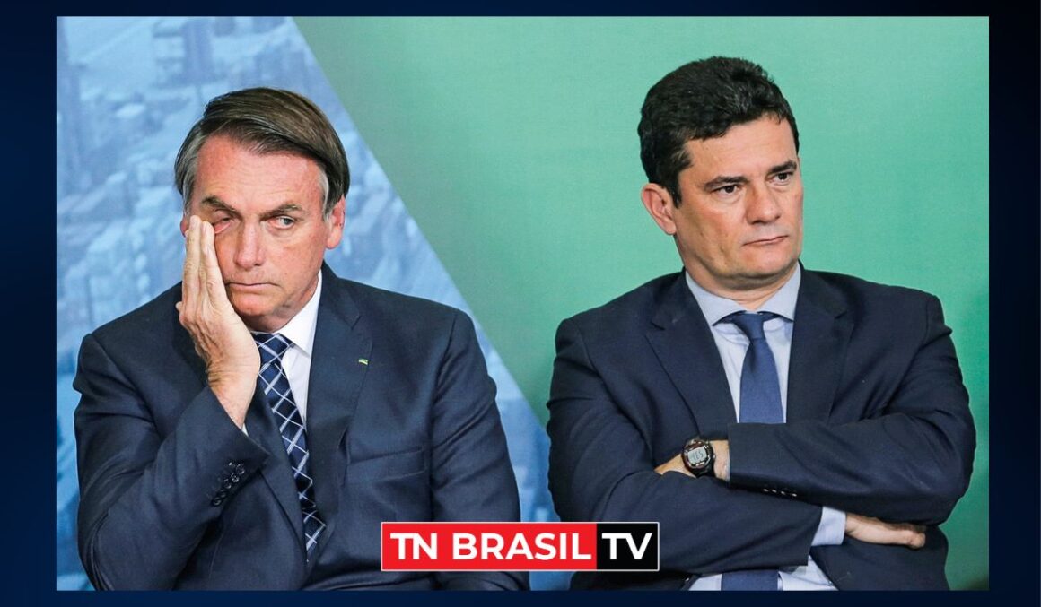 Partido de Bolsonaro entra na justiça para cassar mandato de Sérgio Moro, seu aliado contra Lula