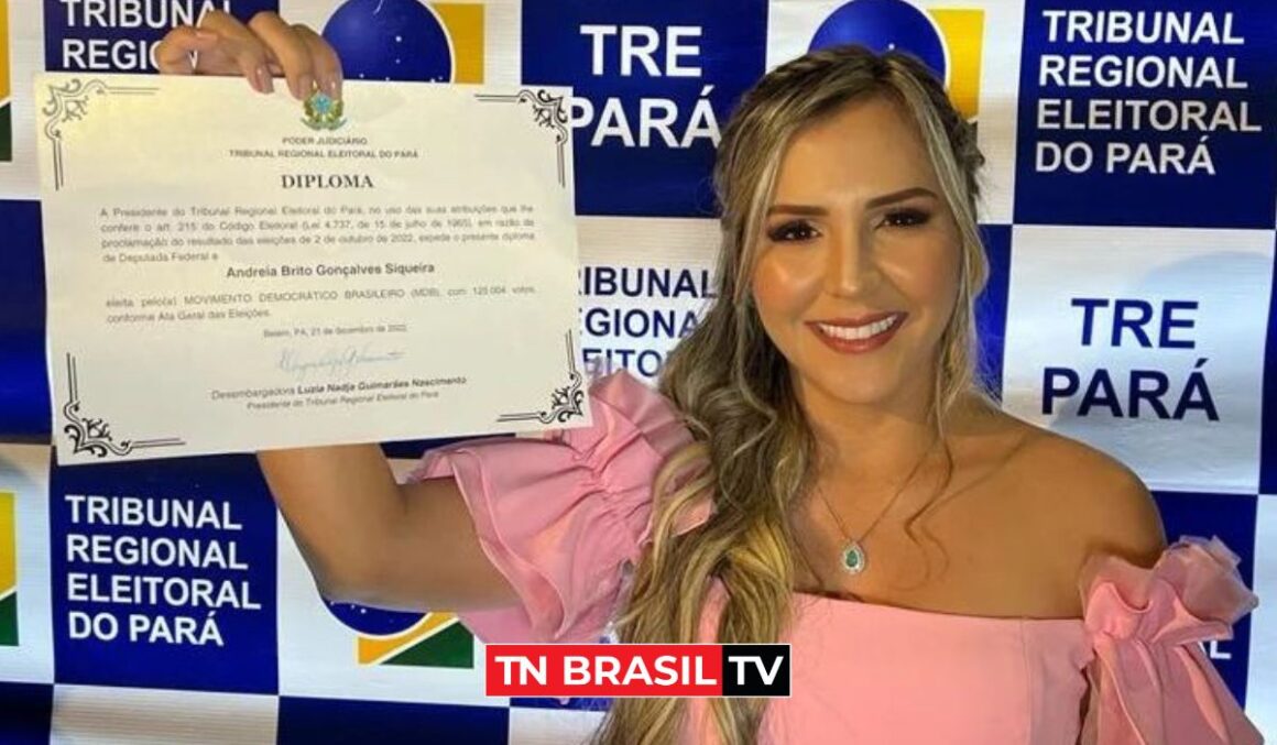 Andreia Siqueira é diplomada como Deputada Federal