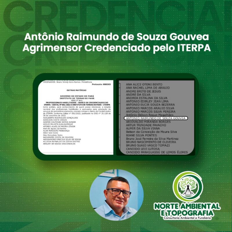 ANTONIO GOUVEA CREDENCIADO NO ITEPRA