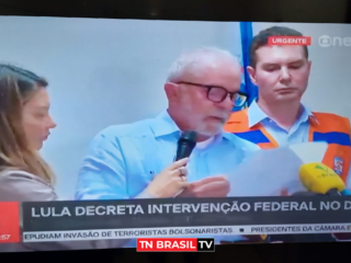 Lula decreta intervenção na segurança pública do DF