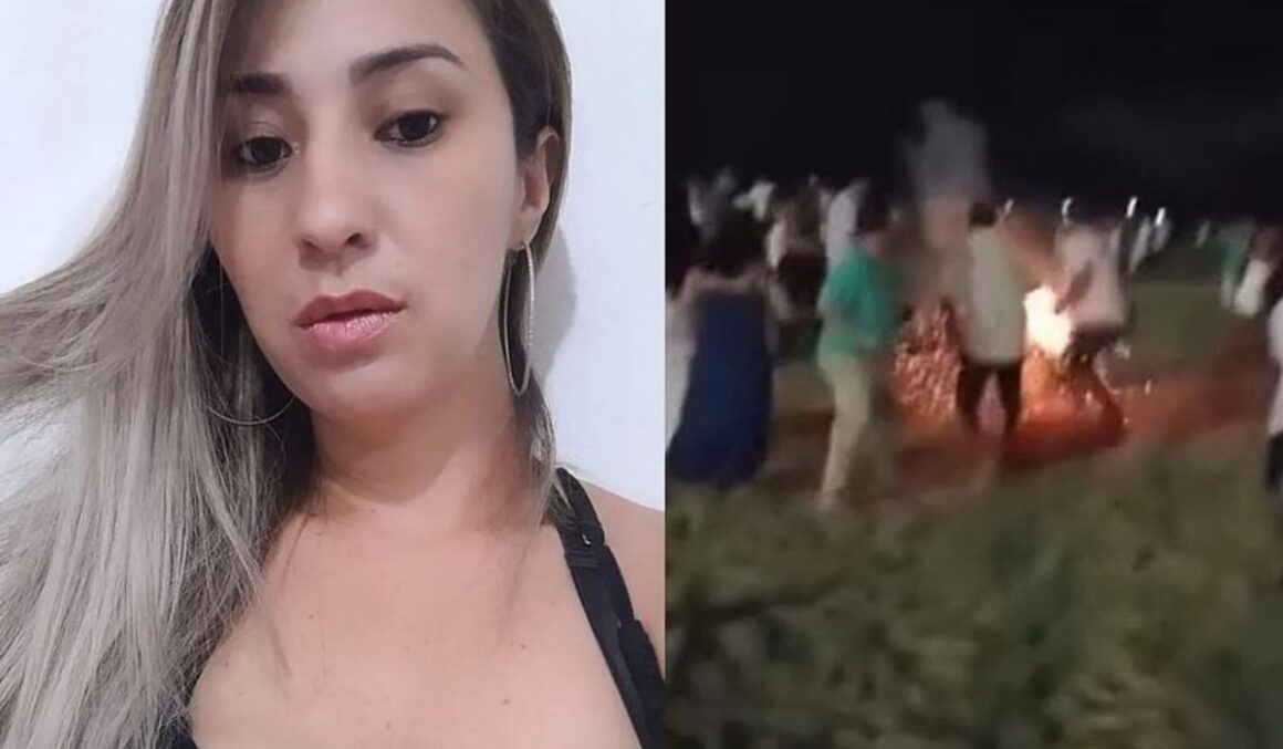 Mulher morre após rojão se prender na roupa dela e explodir durante Réveillon