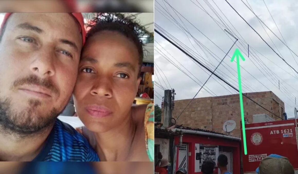 Homem é eletrocutado ao instalar antena, mulher o socorre, mas ambos morrem