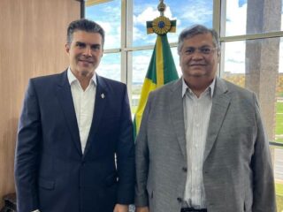 Helder Barbalho e Flávio Dino se reúnem em Brasília