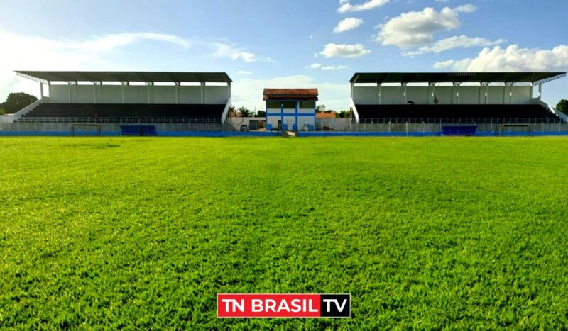 Estádio Municipal Governador Almir Gabriel, em Goianésia do Pará, está quase pronto para reinauguração