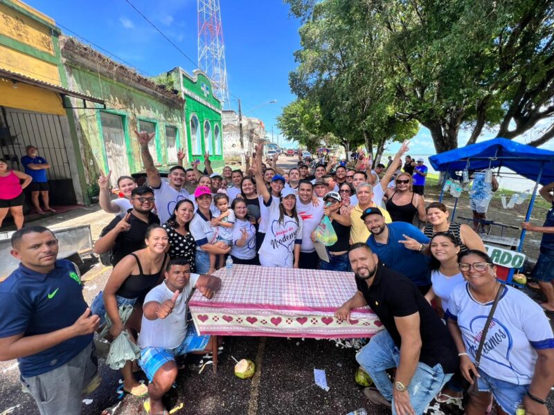 Em Marapanim o ato de Renilce e Anderson tem um simbolismo de respeito, amor e solidariedade ao povo de Maraánim / Foto: Assessoria