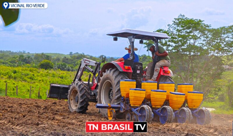 Prefeitura de Goianésia do Pará, Pastor Davi, em apoio ao agricultor continua investindo em agricultura familiar