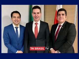 Prefeito Eduardo Pio X reúne com o ministro das Cidades Jader Filho, em Brasília