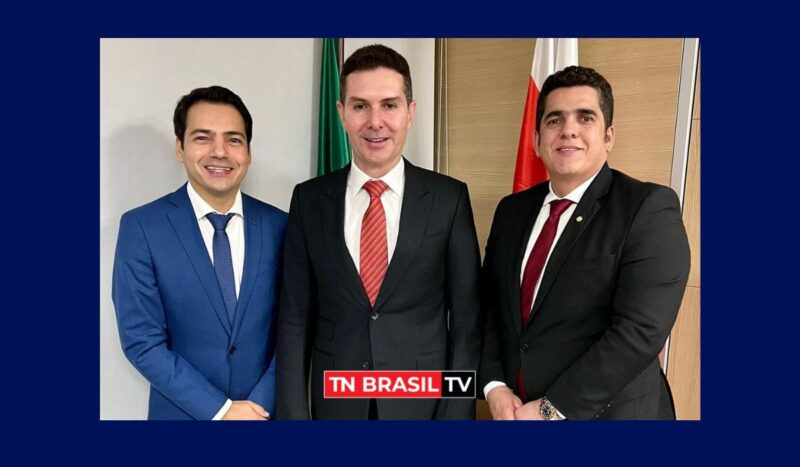 Prefeito Eduardo Pio X reúne com o ministro das Cidades Jader Filho, em Brasília