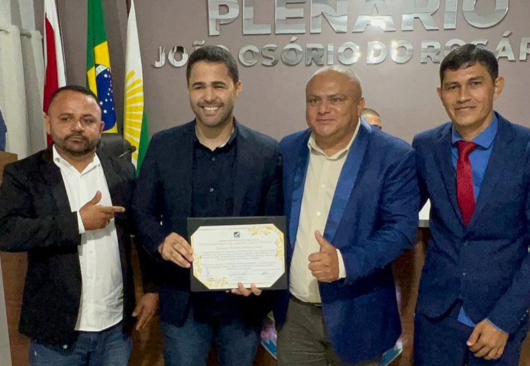 Deputado Adriano Coelho, do PDT, recebe título de cidadão de Tracuateua