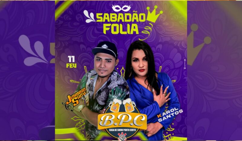 Sabadão Folia em Tailândia contará com presença de Juninho Show, cantor Tucuruiense